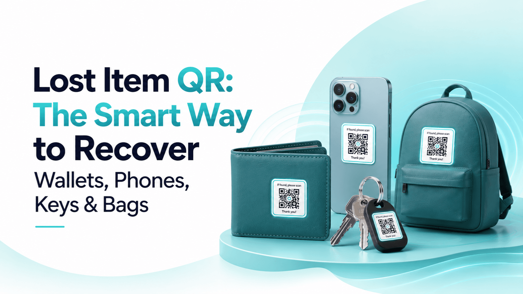 Lost Item QR: The Smart Way to Recover Wallets, Phones, Keys & Bags